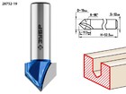 ЗУБР 19 x 17.5 мм, угол 90° мм, фреза пазовая галтельная V-образная, Профессионал (28752-19) — Фото 1